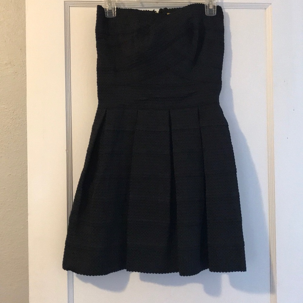 Cute black strapless dress